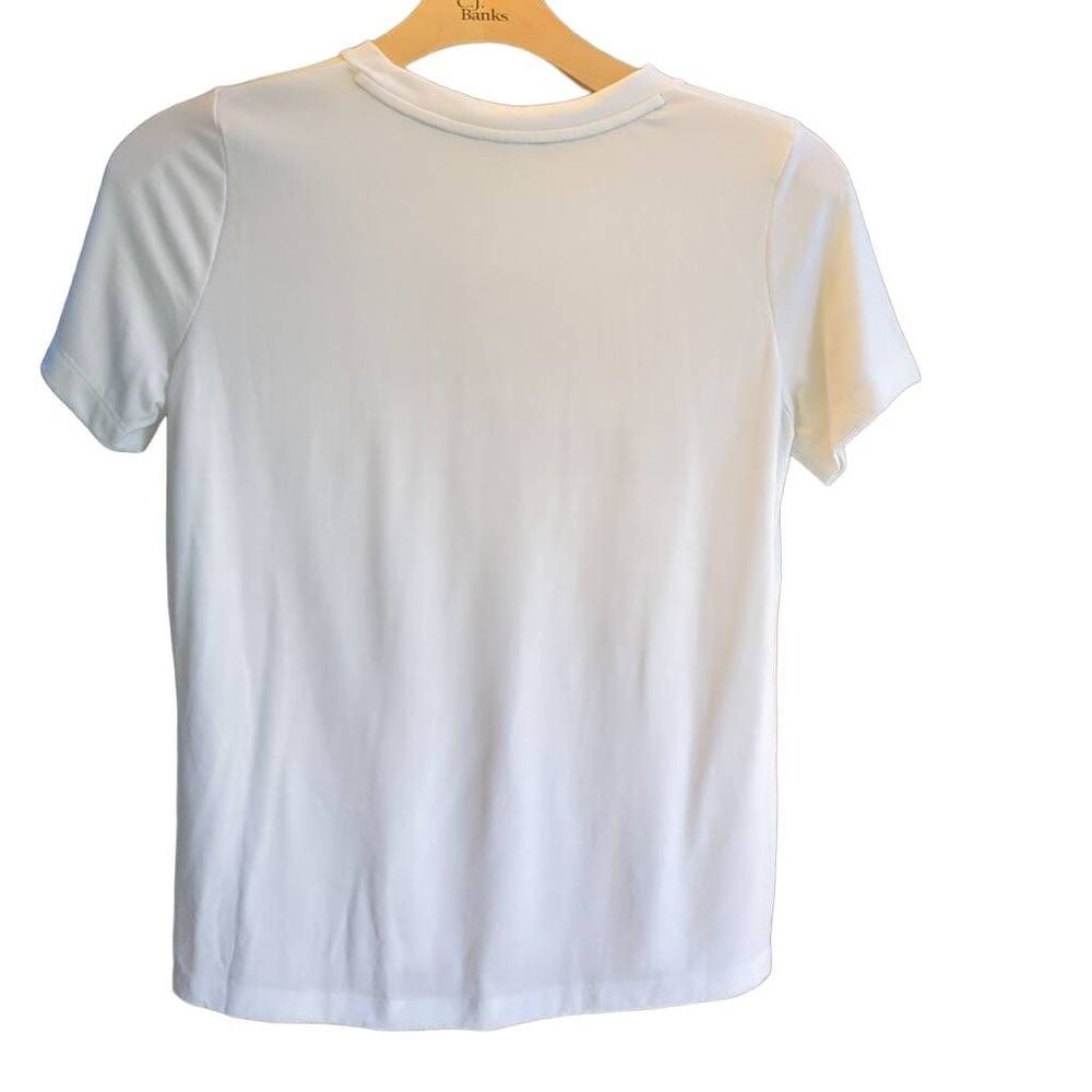 Nike White Black Men's Shortsleeve T-shirt Size Medium - Picture 2 of 5